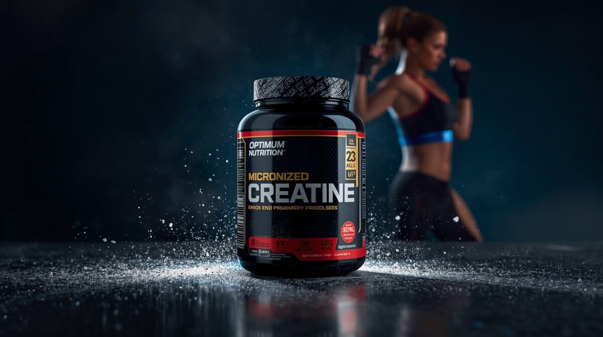 creatina para hipertrofia, creatina micronizada, suplemento para massa muscular, como tomar creatina, ganho de força, desempenho muscular