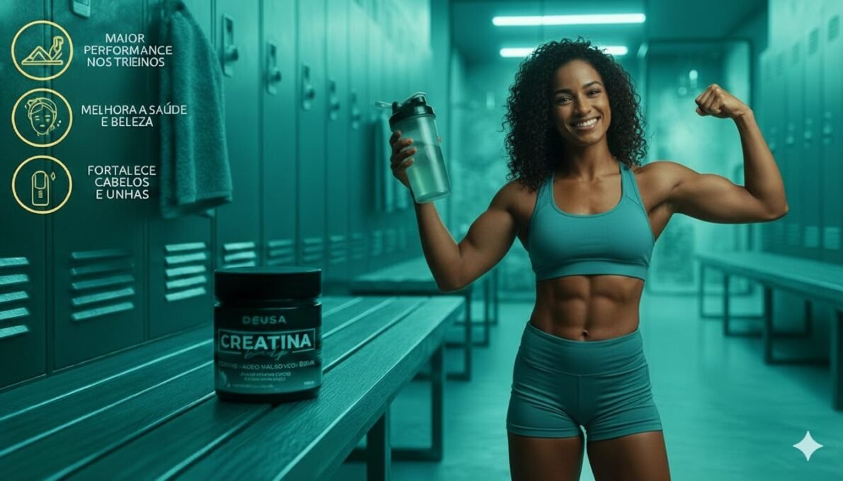 Benefícios da Creatina para Mulheres Review Completo, Como Usar e Se Vale a Pena