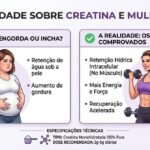 creatina engorda ou incha mulher